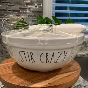 Rae Dunn Mixing Bowl and Whisk